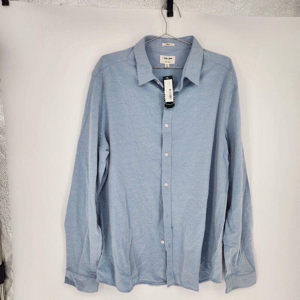Julian & Mark Light Blue XL Tall Stretch Oxford Shirt NWT